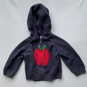 Gymboree apple blue sweater